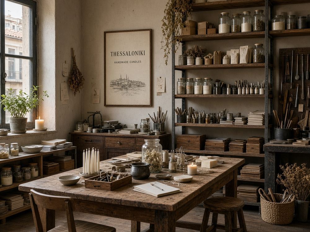 About the Candle / craft workshop studio studio at Studio Noble Cliff