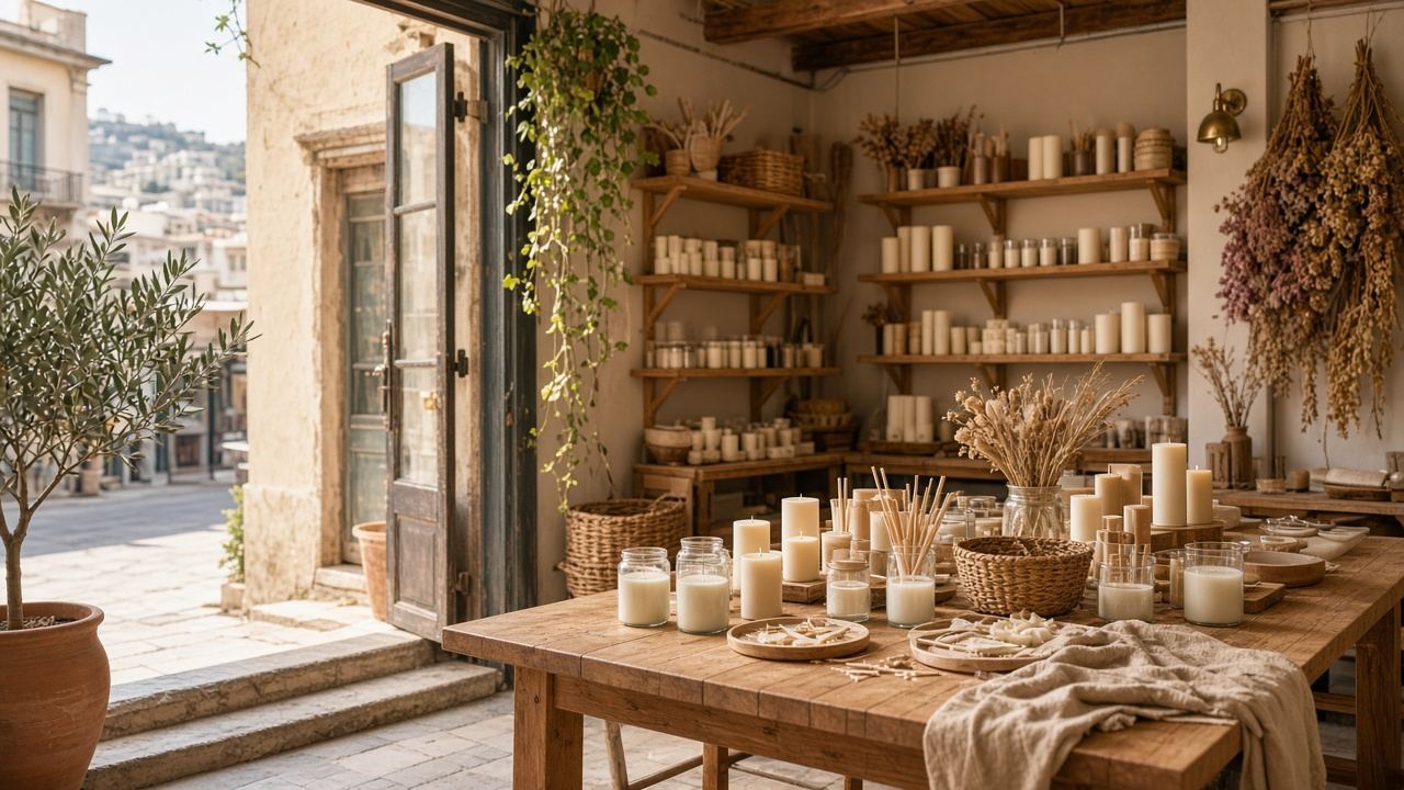 Candle / craft workshop studio full-bleed at Studio Noble Cliff